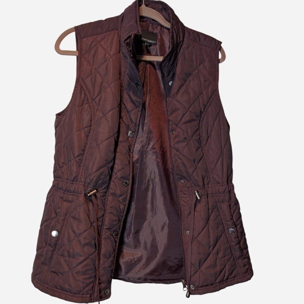 Pre-owned Women's Quilted Purple Vest - Picture 7 of 11